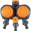 Double Head Mechanical Sprinkler Timer - 3 water outlets in