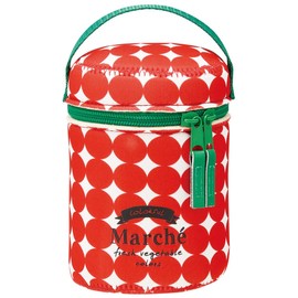 Skater SJP1 Thermal Lunch Jar, Cover for Soup Jar, M, Marché, Tomatoes, 3.5 x 5.1 inches (9 x 13 cm)