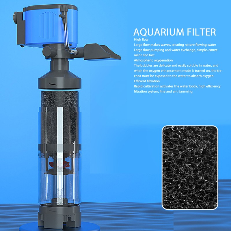 Aquarium Filter Pump Professional Efficient Quiet Oxygenation Water Change Fish