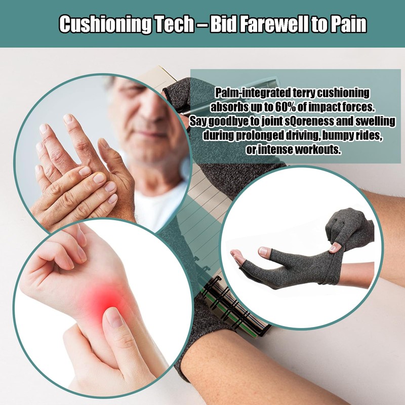 Canlaten·U Bamboo Compression Arthritis Gloves for Men & Women -