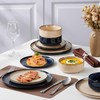 Herogo 12 Pieces Stoneware Dinnerware Dishes Set for 4, Kitchen