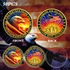 CHURYUML 50Pcs Military Veterans Challenge Coins Bulk - Honoring All
