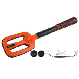 Metal Detector IP68 Waterproof Sound Light Vibration Alarm LED Lamp Diving Metal Finder for 30 to 60m Underwater Orange