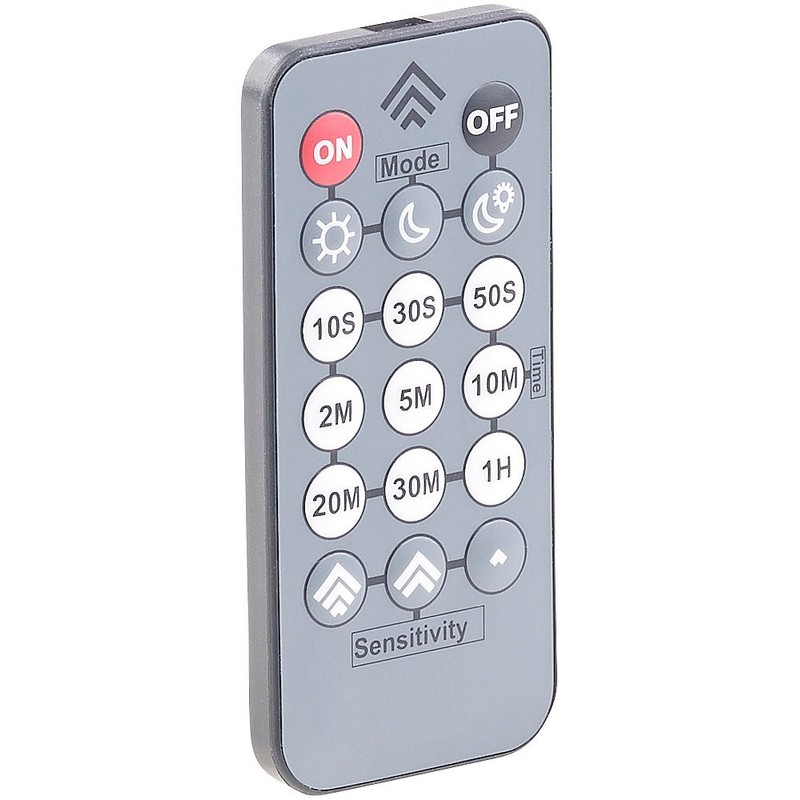Luminea LED Floodlight Remote Control: Set of 2 Weatherproof LED