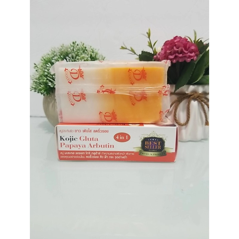 Kojic 3X Kojic white Gluta Papaya Arbutin 7days White Soap