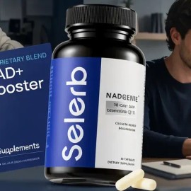 Nad+ Hombre 30 Cápsulas Coenzima Q10 Niacinamida Uso Diario