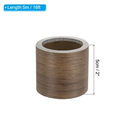 PATIKIL Wood Grain Repair Tape 2in x16ft, Self Adhesive Realistic Textured Repair Tape Patch for Floor Door Table Cabinets Desk, Yellow Teak