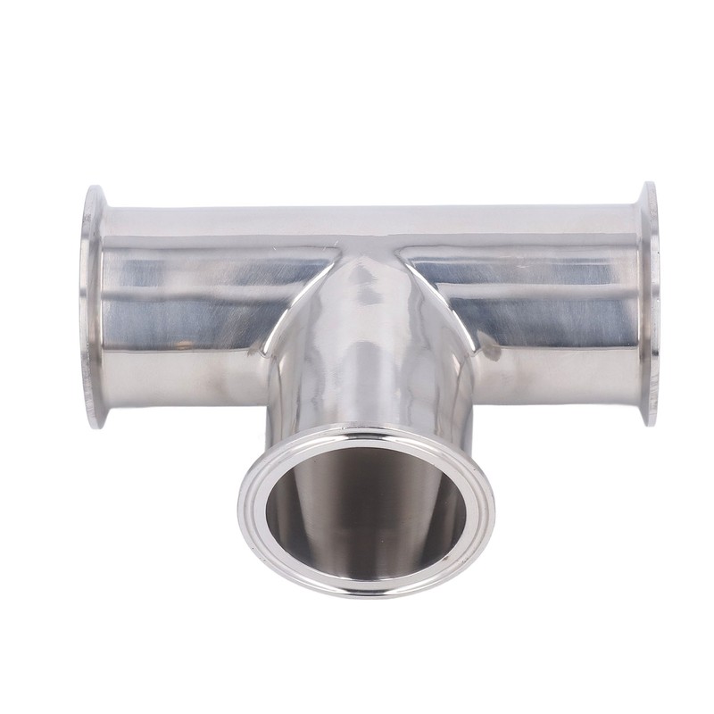 Triple Clamp Tee 3 Way 304 Stainless Steel Hose Pipe