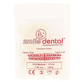 Elasticated Braces Naturfarb 5/16 Med. 7.95 mm mm Latex Pack Of 100