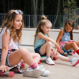 ZERULETS Children's Boys Girls Socks Cotton Sneaker Socks Kids Crew School Socks Boys Striped Sportscoken 12 Pairs for 1-14 Years 20-23 23-27 31-34 35-38, 5 colours