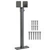 Mayset 1Pack 3.6" Saddle Stainless Steel Roof Riser for Patio