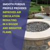American Fireglass Extra Large Gray Lava Stone (4” – 6”)