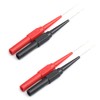 DEVMO 2Pairs Multimeter Test Lead Extention Back Probes Sharp Needle