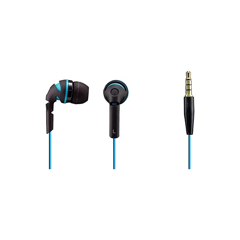 Sentry Hs621 Neons Earbuds, Aqua