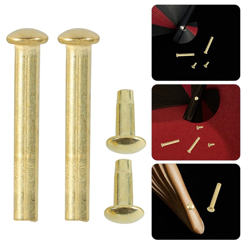 NUOLUX Folding Fan, Axis, Rivet, Nail and Nut Repair Kit,