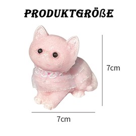 Pack of 2 Squishy Cat, Taba Squishy, Fufu Squishy, Squishy Cat Squish Toys, Cute Squeeze Toy, Cat Shape Rising Stress Ball, Soft Flexible Squeeze Toy, Portable Stress Balls