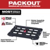 BHAWIK 48-22-8485 for Milwaukee PACKOUT Mounting Plate, Small, Black