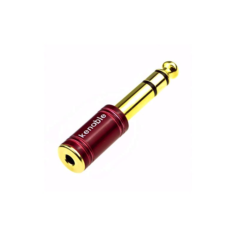 kenable PRO Metal 6.35mm Stereo Jack Plug to 3.5mm Jack