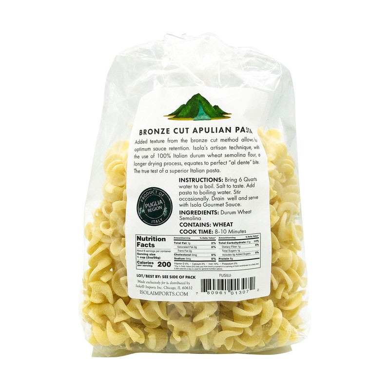 ISOLA Fusilli Pasta, 16 OZ