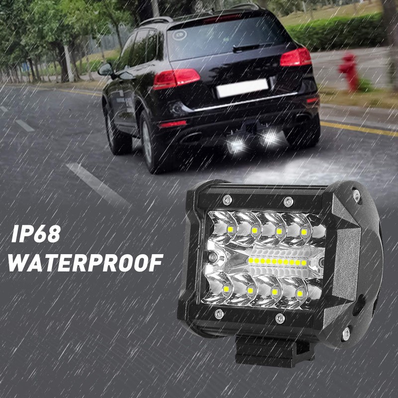 Hitch LED Light, EBESTauto 4 Inch Tow with 2 Inch