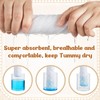 Wesnoy 20 Pack Cotton Tummy Liners and Bra Liners Set