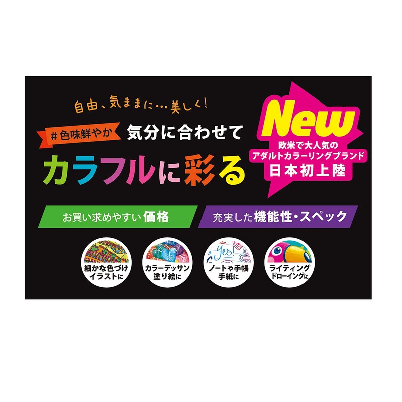 Bic Japan ITS-DUTCMPK12 Coloring Pencil, Adult Coloring, Soft, Vibrant Intensity