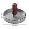 NIUAWASA Round Hamburger Press Patty Maker Aluminum Alloy Smash Burger