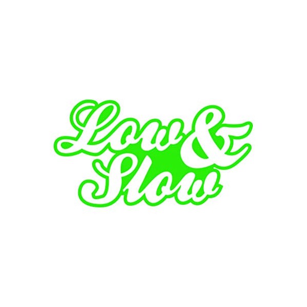 RDW Script Low & Slow Sticker - Decal - Die