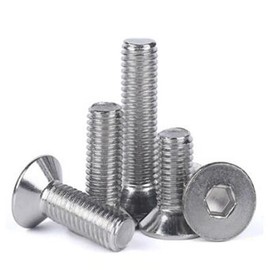 Countersunk Screws DIN 7991 ISO 10642 Galvanised 8.8 Machine Screw M6 x 6 mm Pack of 10