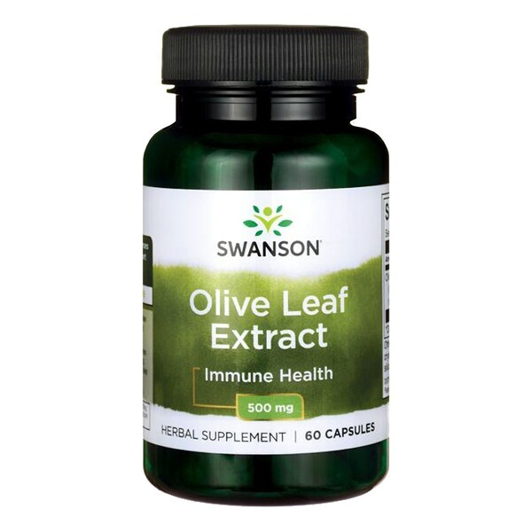 Categories:Cholesterol,Pharmacy,The cardiovascular system Swanson Olive Leaf Extract, 500mg, Capsules, 60