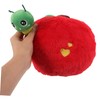 Hohopeti Realistic Apple Plush Throw Pillow Soft Fruit Stuffed Cushion