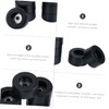 TEHAUX 8Pcs Speaker Spike Pad Rubber Isolation Stand for Amplifiers