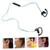 Operitacx Ear Hook Wired Stereo Headphones with Microphone Comfortable Fit