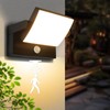 Angestlite Motion Sensor Outdoor Wall Light 18W IP65 350°Rotatable 3000K