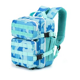 9L Tactical Backpack, Waterproof Outdoor Backpack, Durable Expedition Equipment, Essential Survival Bag - Color: Black And White, Size: one-size