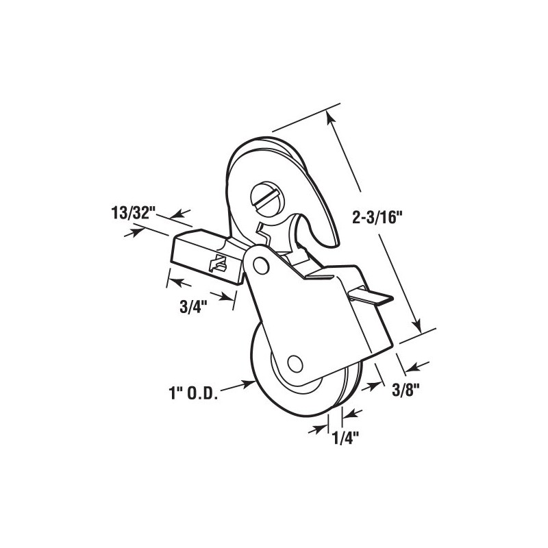 Prime-Line B 663 1 In. Diecast with Steel Ball Bearing
