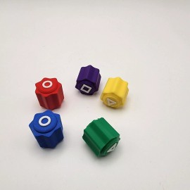 3D Printed Squid Game 2 Gonggi Stones Traditional Korean Jacks Weighted Made in USA