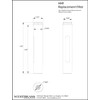 Westbrass HHF Replacement Filter Cartridge for Shower Bracket or Handheld