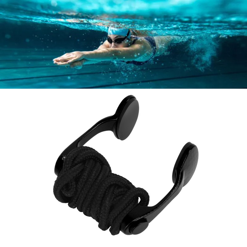 Diving Nose Clip Adjustable Aluminum Alloy Professional Swimming Nose Plug