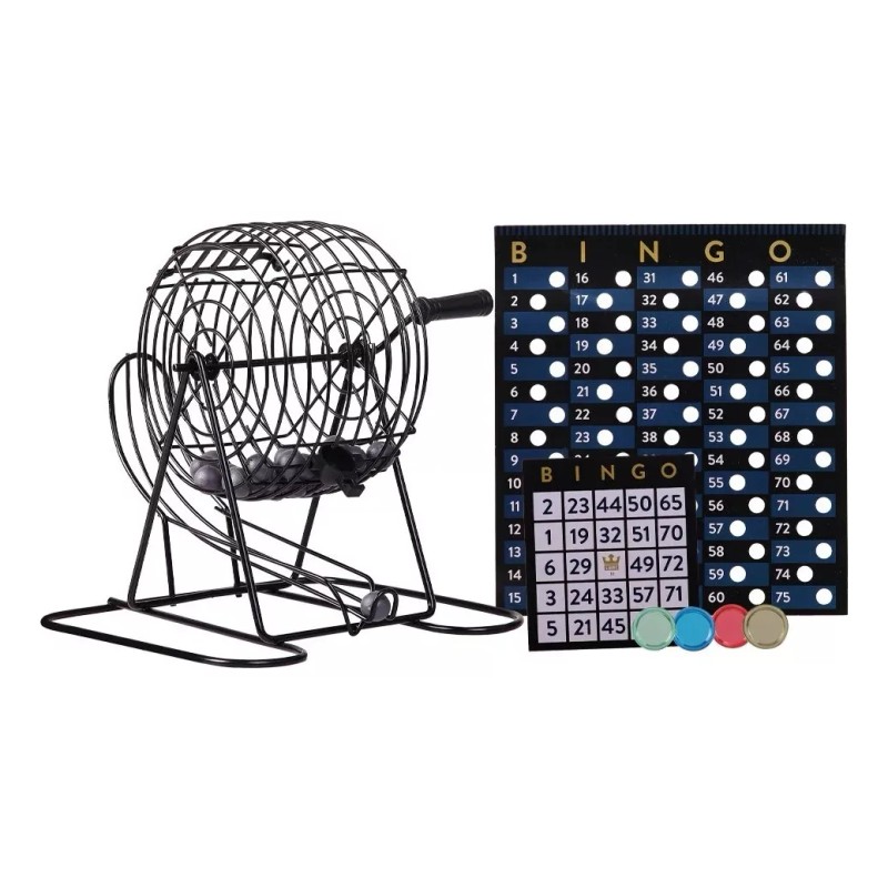 Novelty Juego De Mesa Novelty Bingo Foil 75 Esferas De