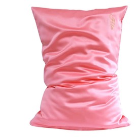 H.L.A 100% Silk Pillowcase, Mulberry Silk, 22 Momme, Hair Care, Skin Care, Bed Pillow, 1 psc. Pink