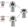 Dsnaduo 1/2"-20 Oversize Piggyback Oil Drain Plug, Stainless Steel Self