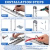 Zonon Adjustable Aluminum Wall Mount Fitness Anchor System 40 Inch