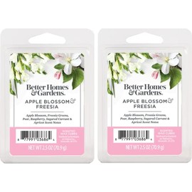 Better Homes and Gardens Scented Wax Cubes 2.5oz 2-Pack (Apple Blossom Freesia)
