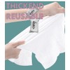 Premium Disposable Washcloths for travel, 40pcs Portable Disposable Pure Cotton
