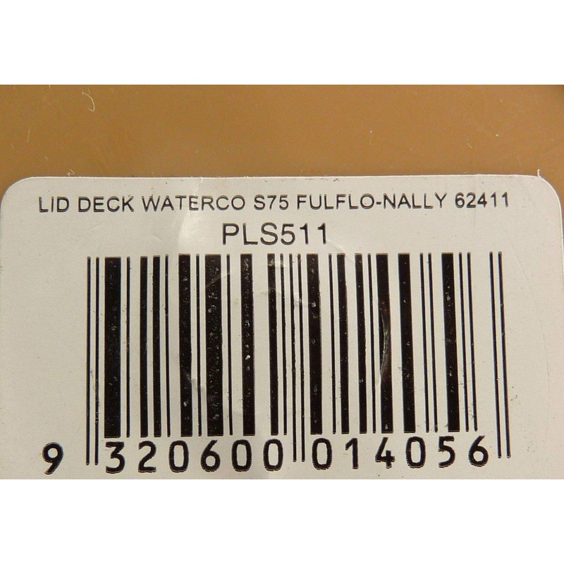 Waterco Skimmer Deck Lid Cover Brown - S75 Nally Fulflo