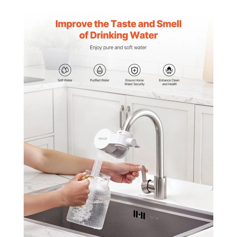 Horizontal Kitchen Sink Water Filter Faucet Mount Water Purifier Model