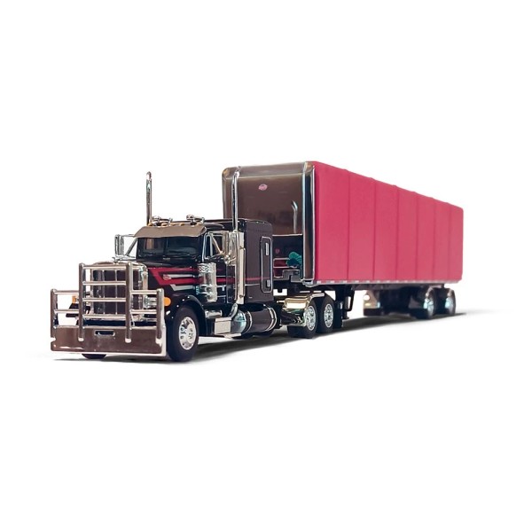 First Gear Peterbilt 379 w/Flat Top Sleeper & 53' Utility