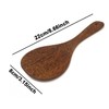 "Honbay 2PCS Wooden Rice Spoons Rice Paddles Rice Cooking Spatula