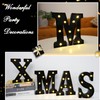 Led Marquee Letters, 8.58 Inch Black Light Up Letters, Small